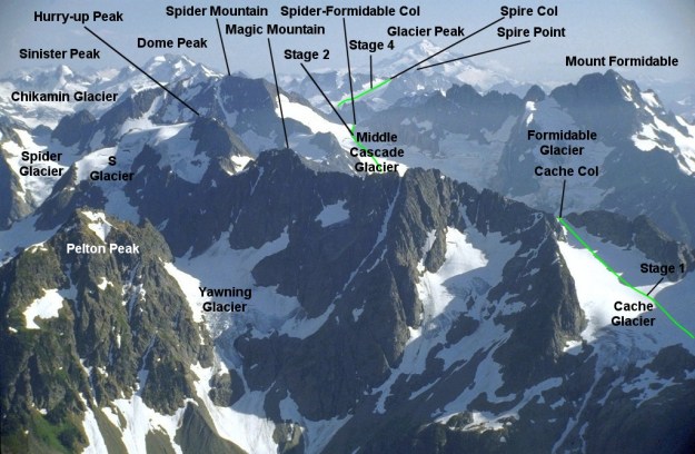 Ptarmigan Traverse Map